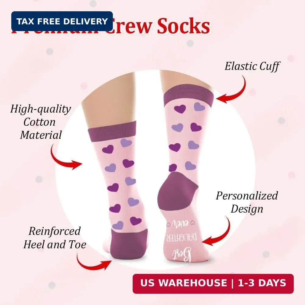 Socks Gifts for Mom Grandma Aunt Daughter Sister Bestie Godmother Godfather Gran