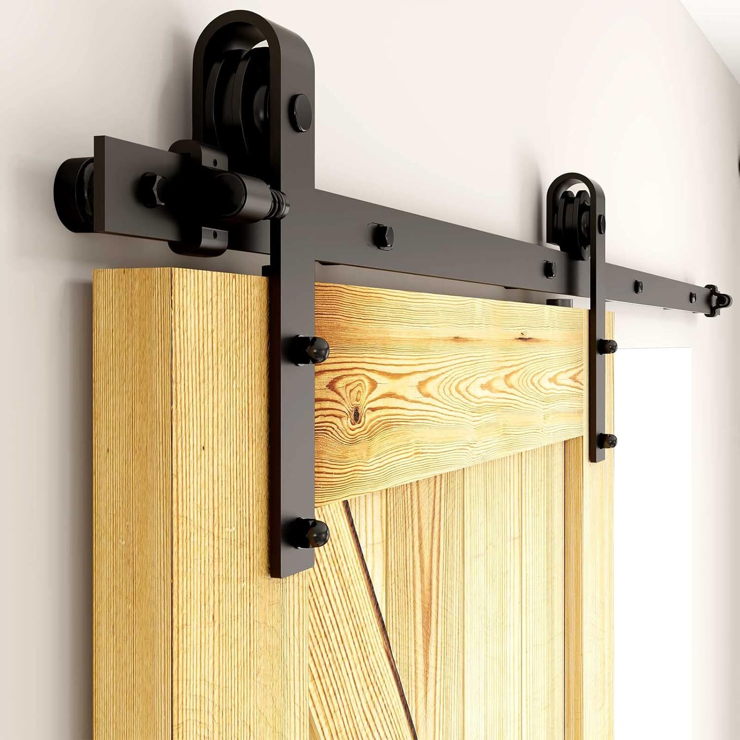 Sliding Barn Door Hardware Roller （NoTrack) Only 1 Pair Roller
