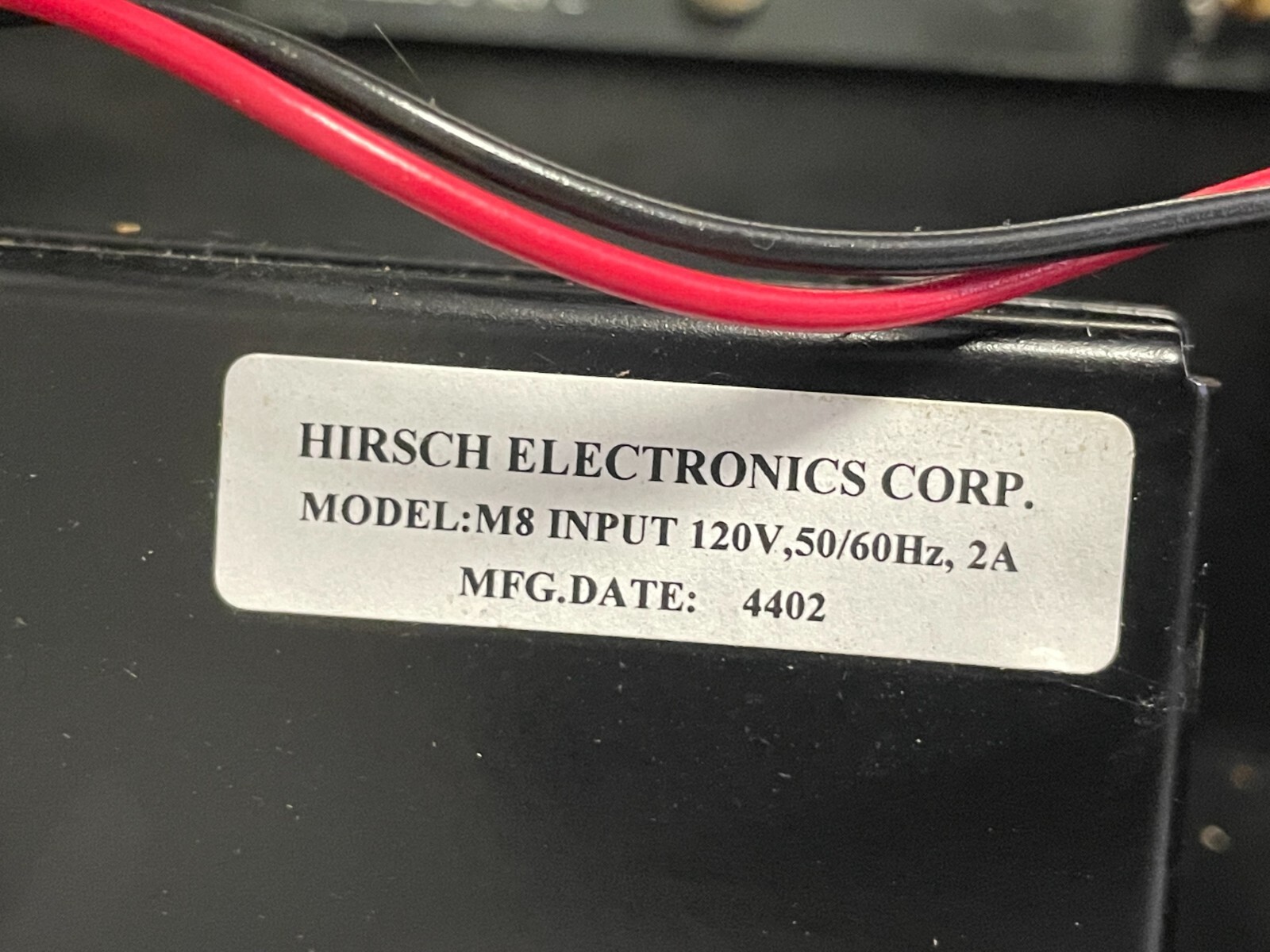 Hirsch Electronics Model 8 M8 8-Door Controller Panel Alarm System w/ Key