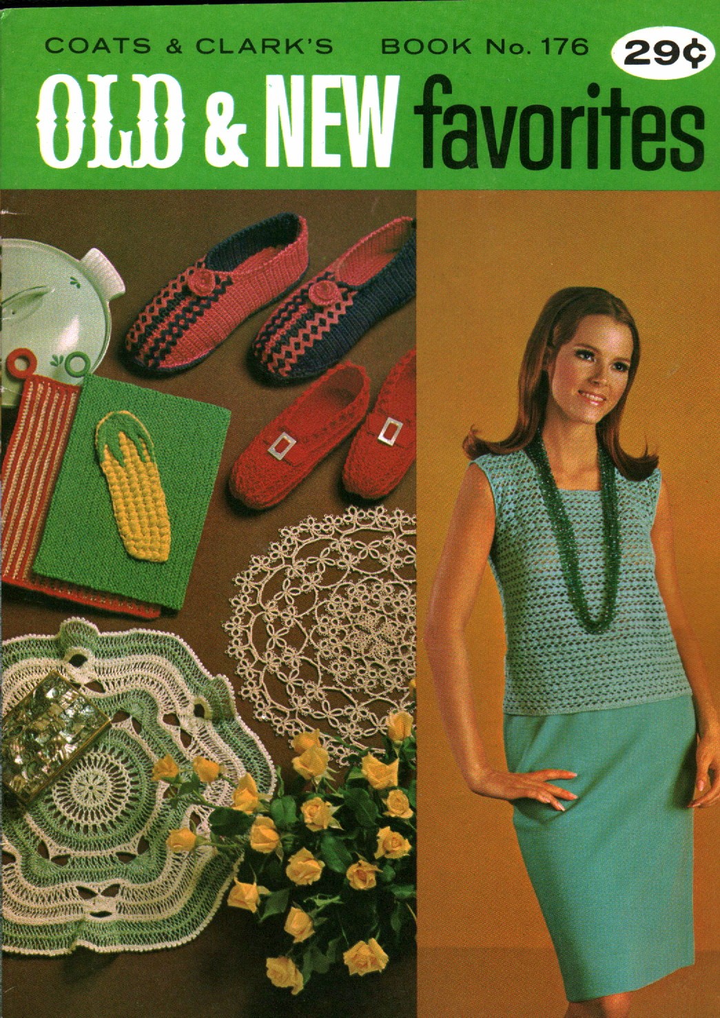Old & New Favorites, Doilies, Slippers | Coats & Clark 176