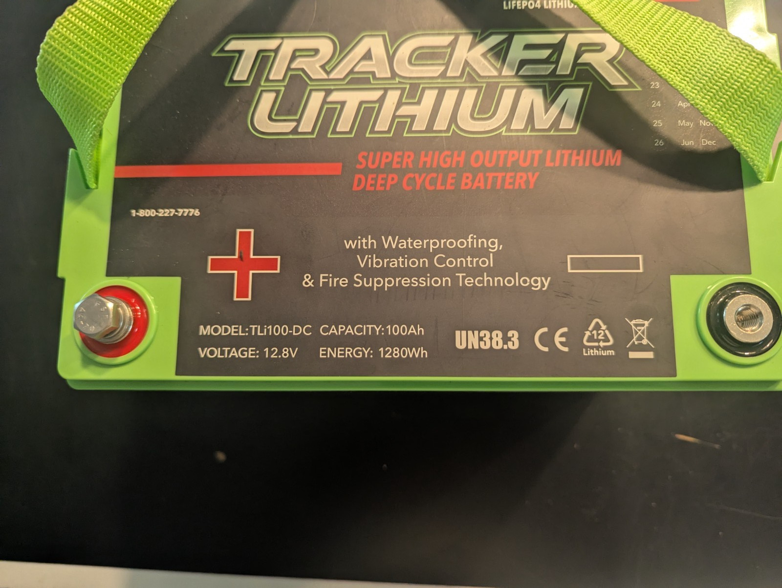 TRACKER GEN2 BATTERY LITHIUM 100AH TLi100-DC Deep Cycle Marine Group 24