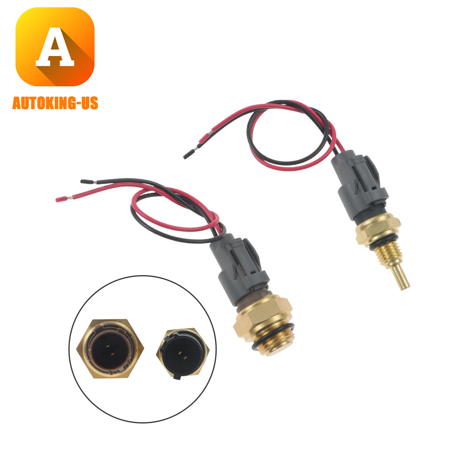 Coolant Temperature Sensor & Switch +Connectors for 1992-2002 Honda Accord