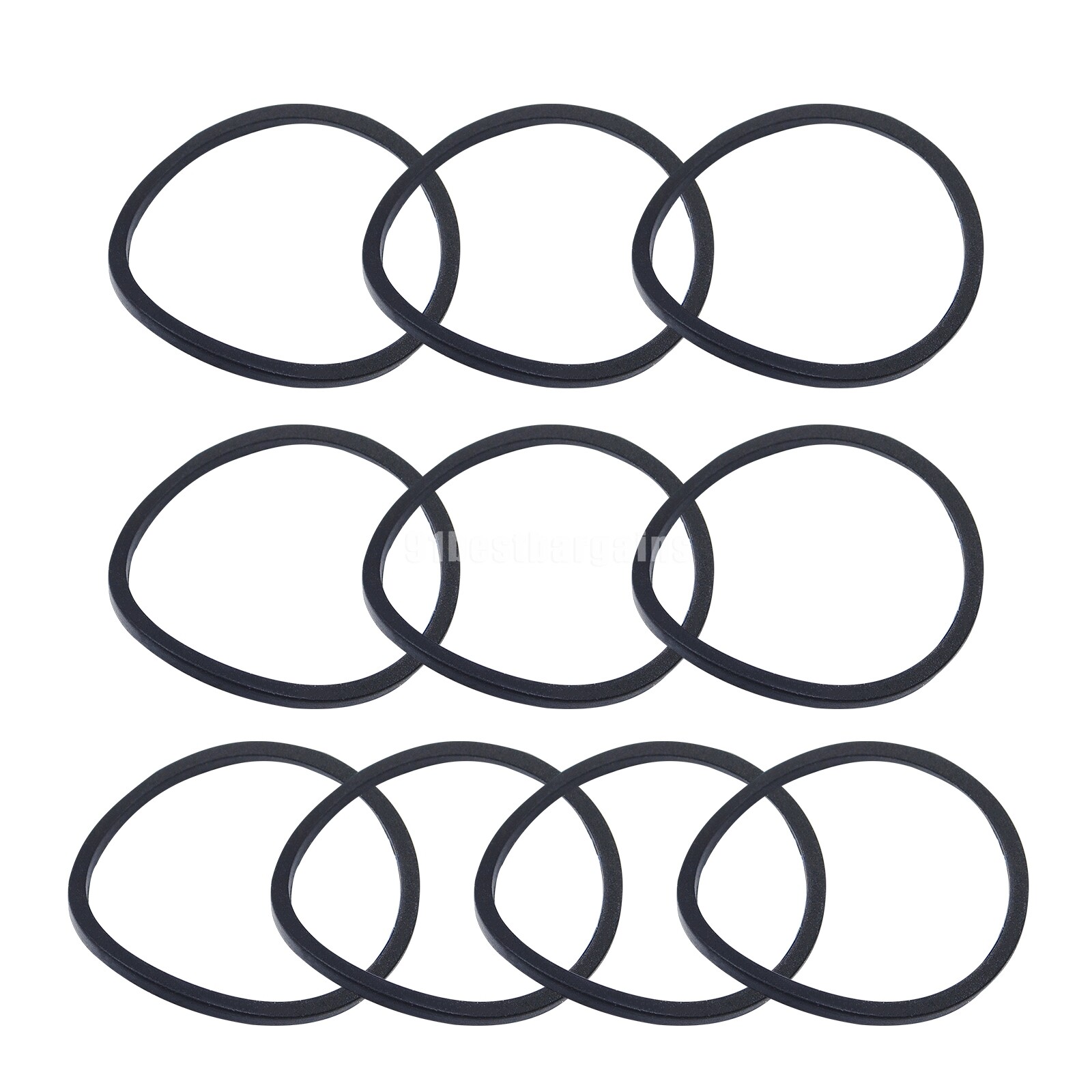 10 Pcs Disc Drive Belt Rubber Ring Band Replacement for Xbox 360 & Slim DVD Tray