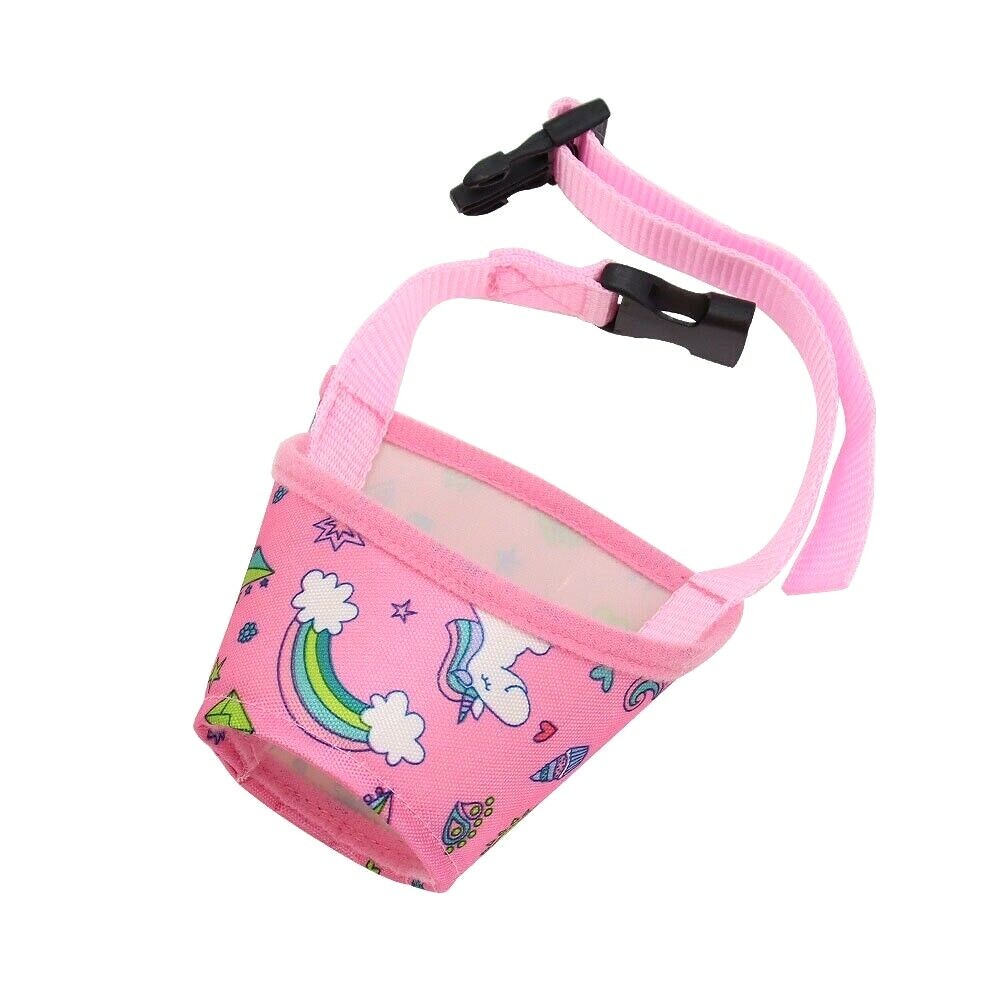 Dog Muzzle Soft Sided Adjustable Training Grooming Anti Bite No Chew S M L