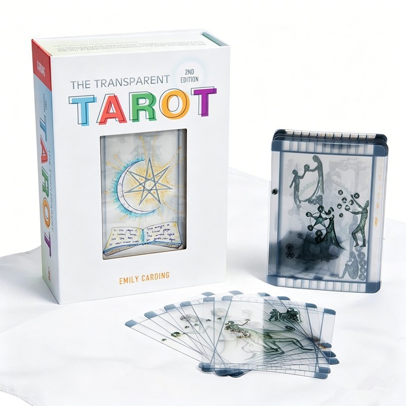 The Transparent Tarot 2nd Edition | Cards for Meditation & Spiritual Reading New