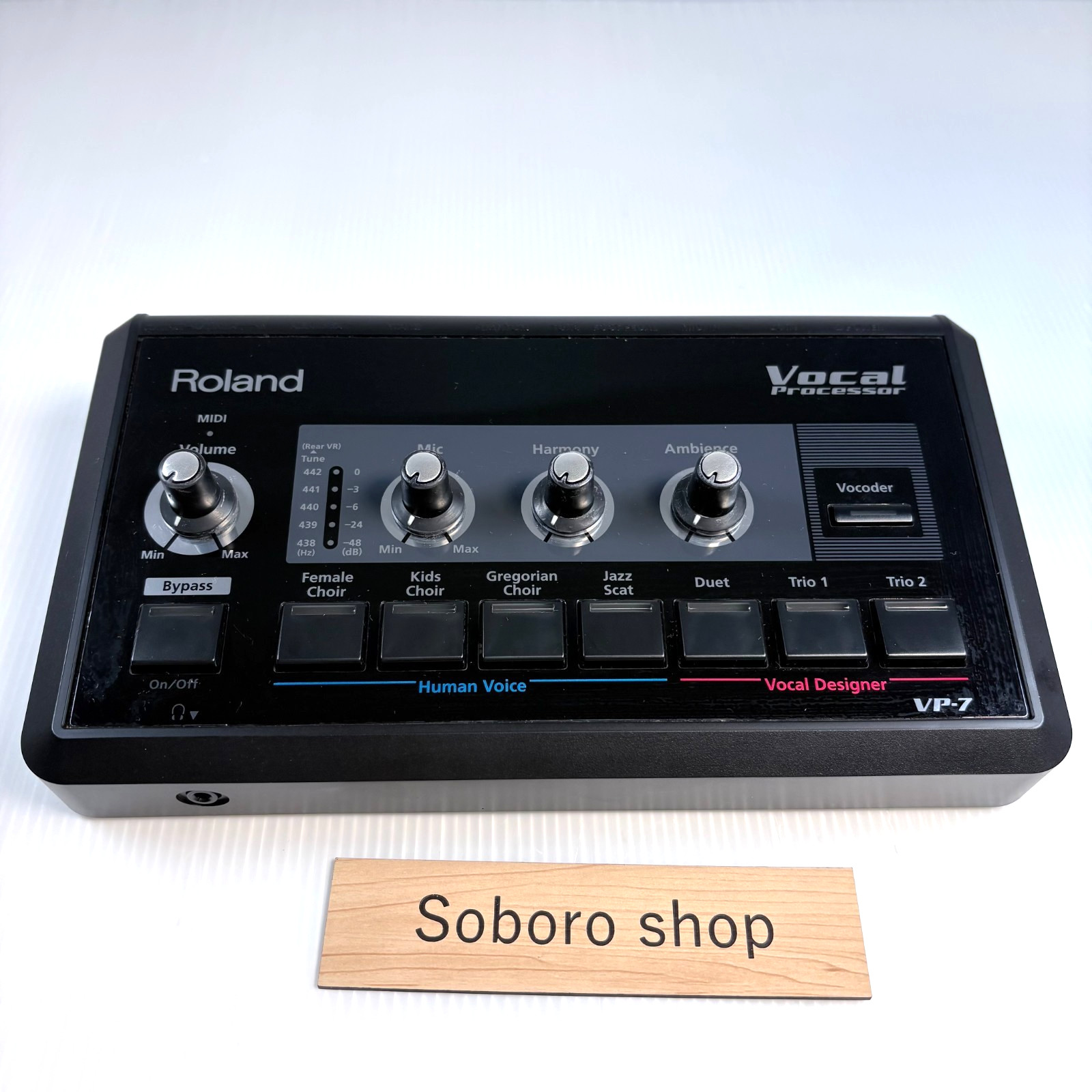 Roland VP-7 Vocal Processor Vocoder Harmony Effects Unit Working