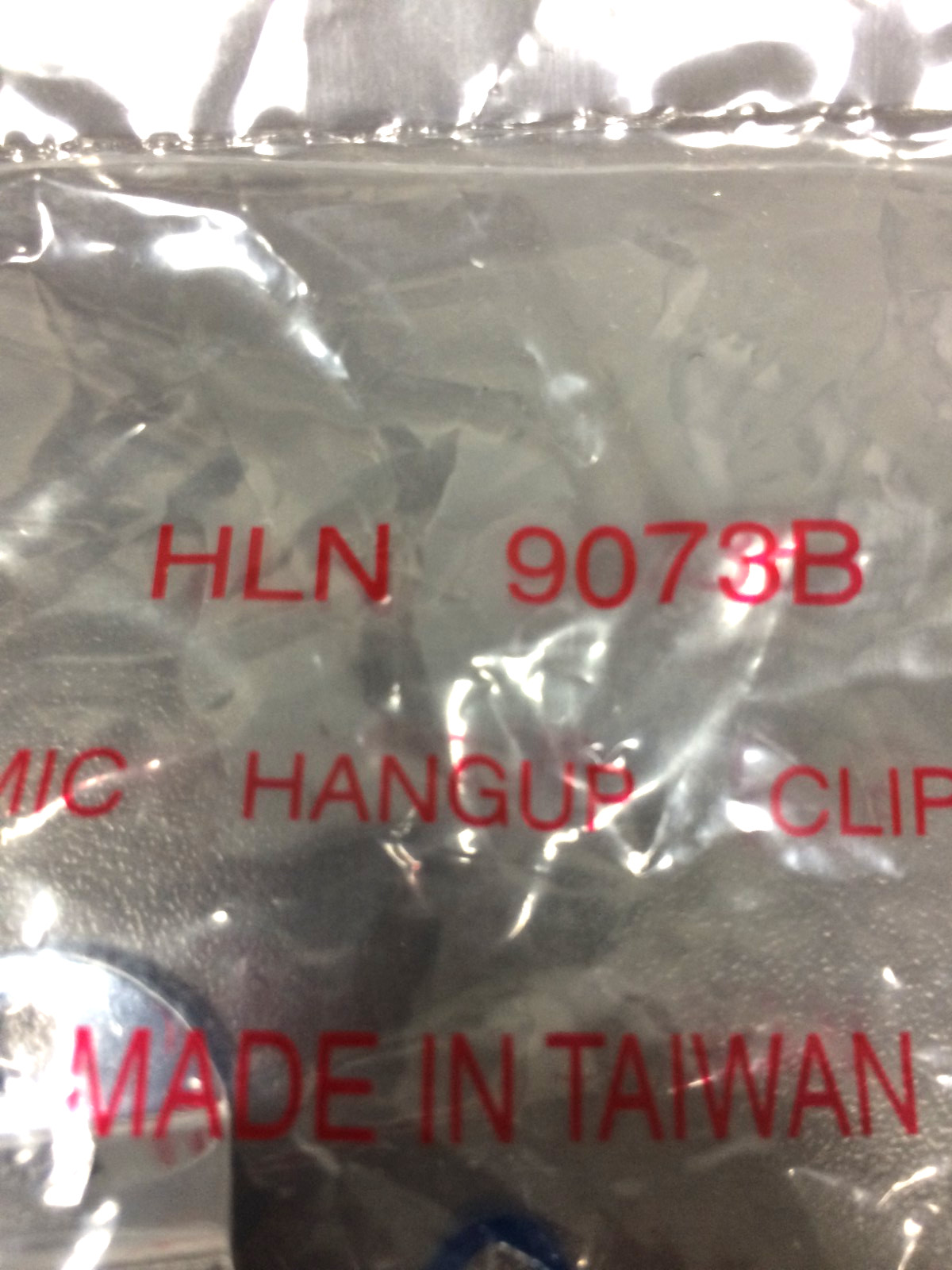 Motorola Mic Hangup Clip HLN 9073B, New in Pack w Screws