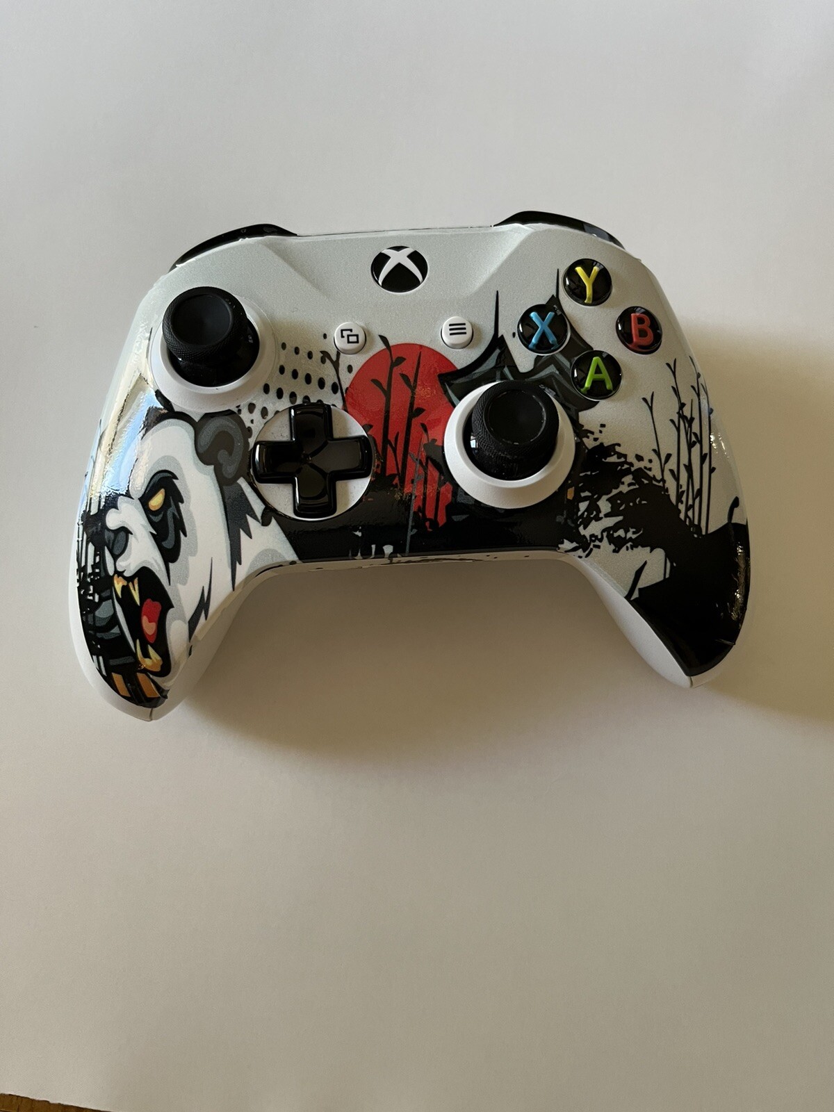 Rising Sun Panda Xbox Controller Wrap Skin Graphics. Controller Not Included!