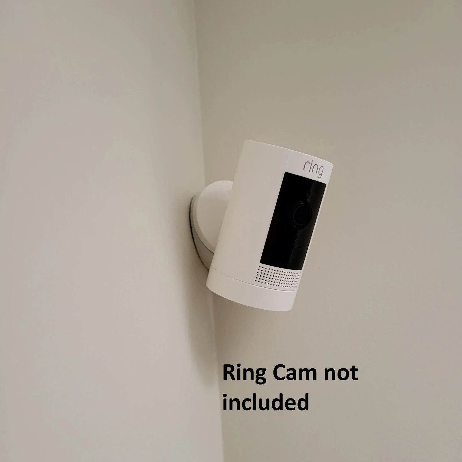wall mount for Ring Stick Up Cam Indoor  (no drill, no damage to drywall)