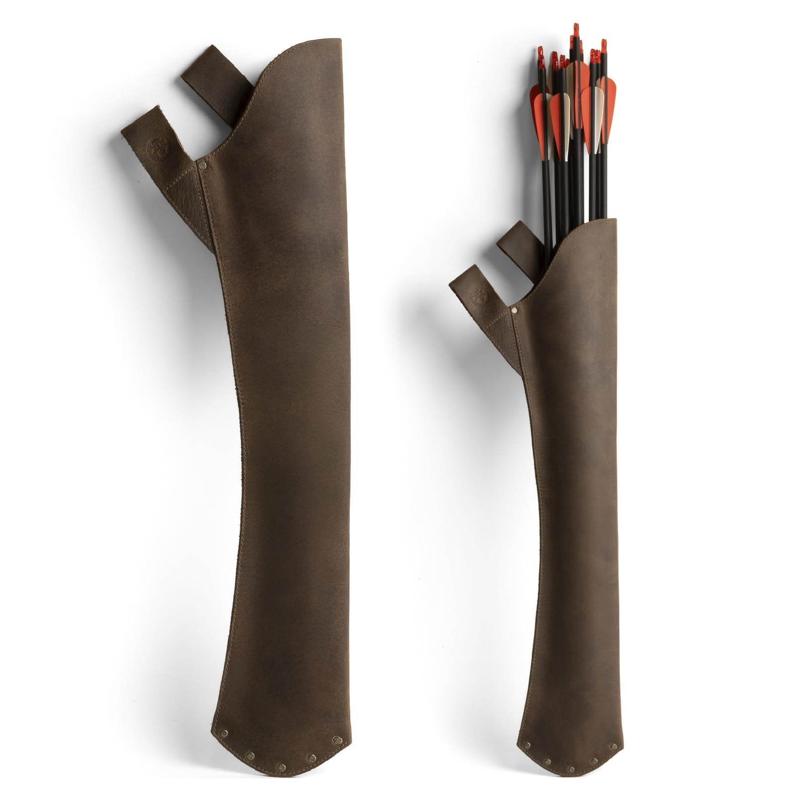 Leather Hip Quiver for Arrows, Hunting Quiver Arrow Holder, Archery Quivers H...