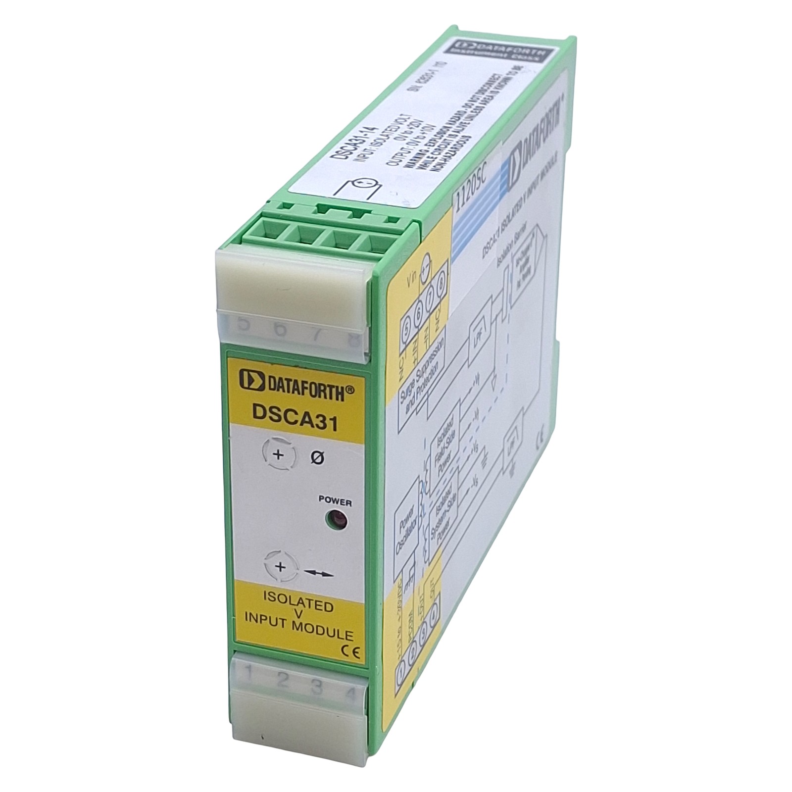 Dataforth DSCA31-14 Analog Signal Conditioning Module 15-30VDC, 0-10V Output