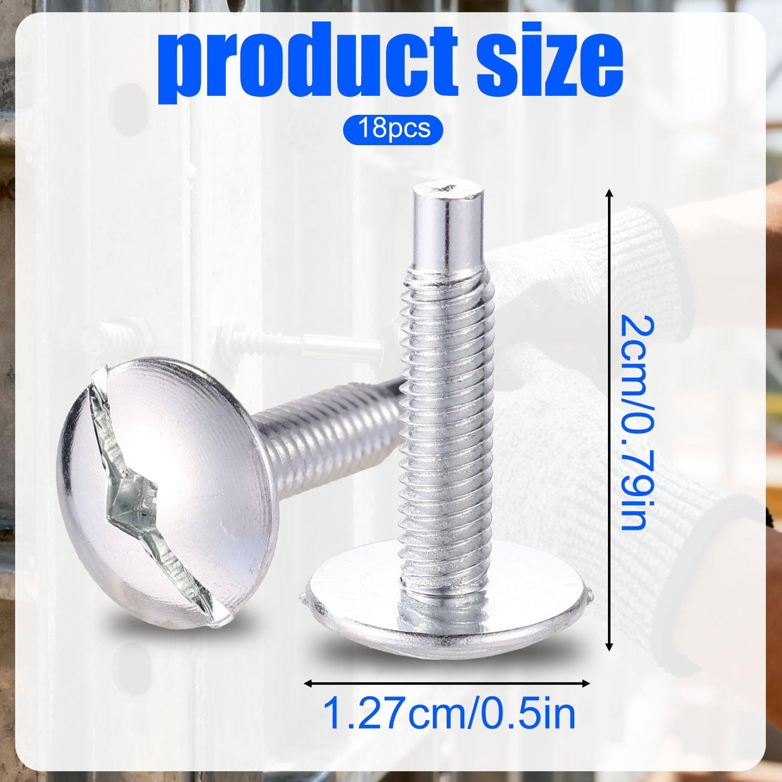 18Pcs Load Center Cover Replacement Screws, Electrical Panel Screws Compatible w