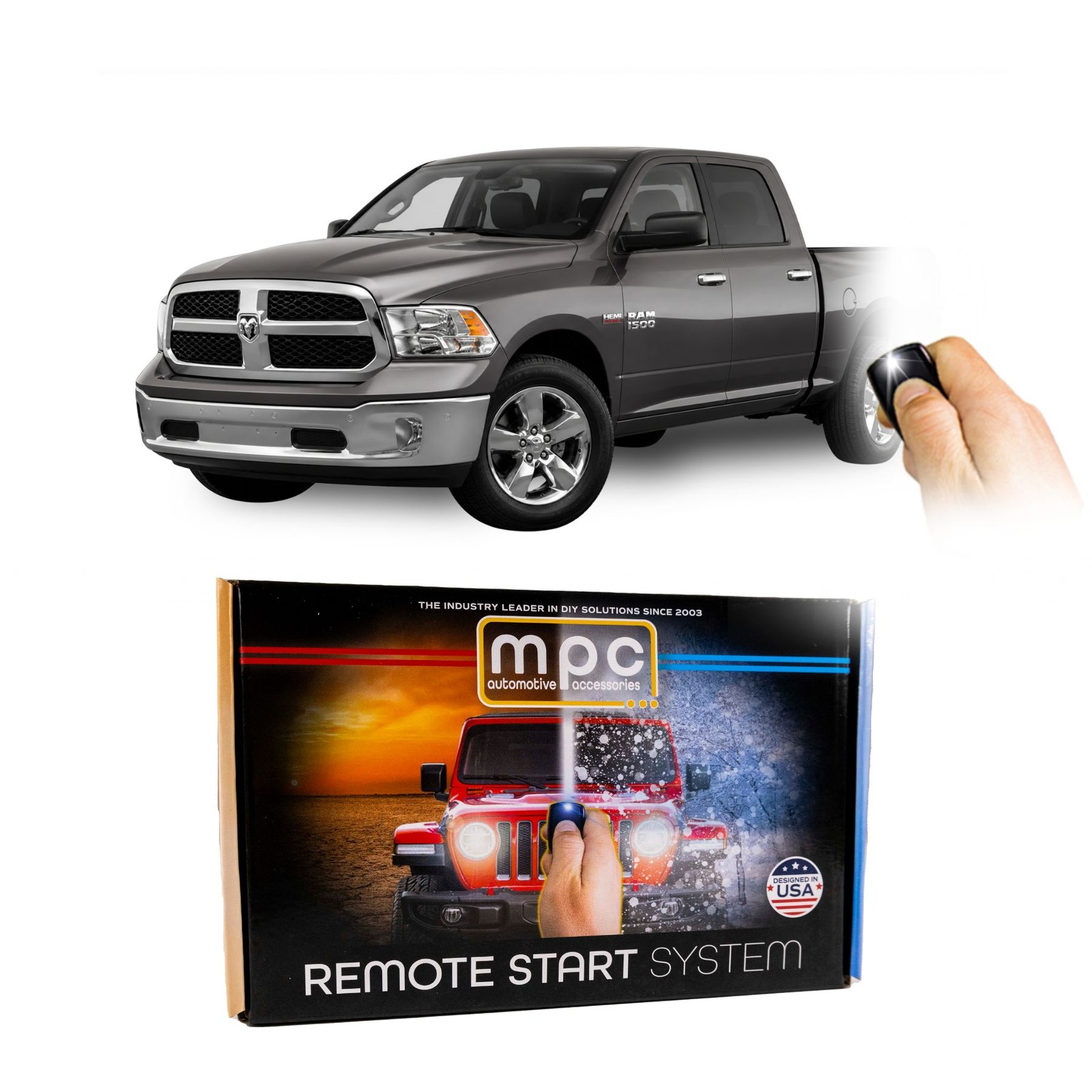 Factory Activated Remote Start For 2018 RAM 1500-4500 & 2019-2024 RAM Classic