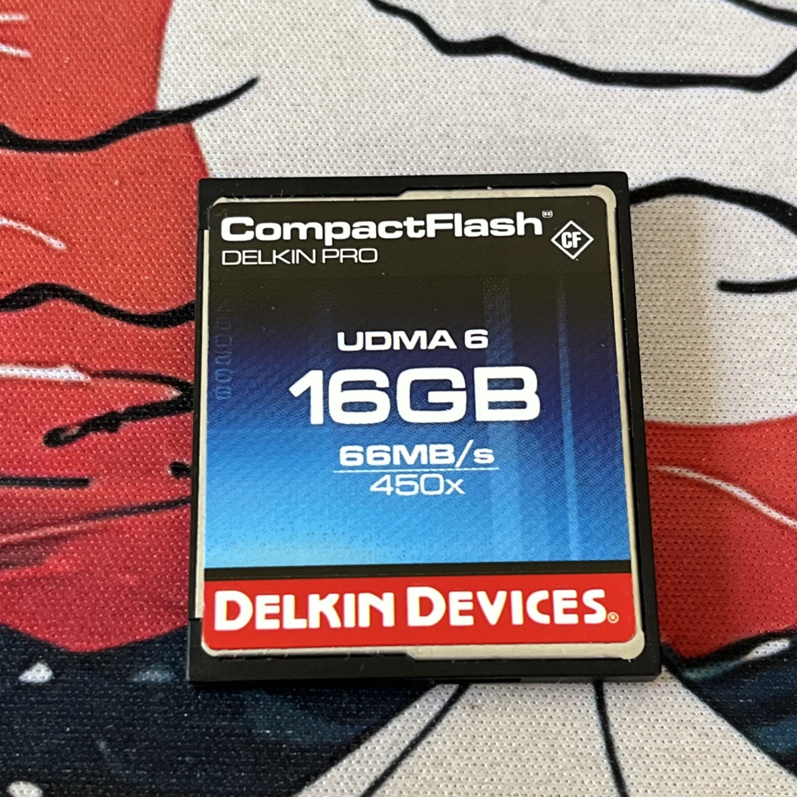 Delkin Devices 16GB UDMA 6 450x 66MB/s CF Compact Flash Memory Card