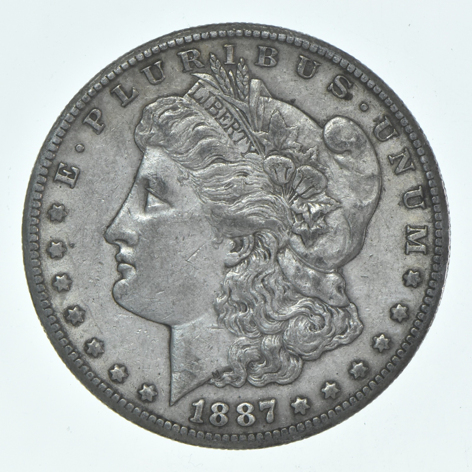 XF 1887-S Morgan Silver Dollar (1 coin)