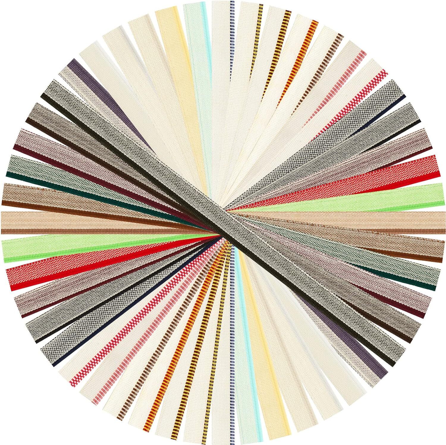 48 Pcs Book Binding Headbands Endbands 11.8 Inches Long Medium Cotton Book He...