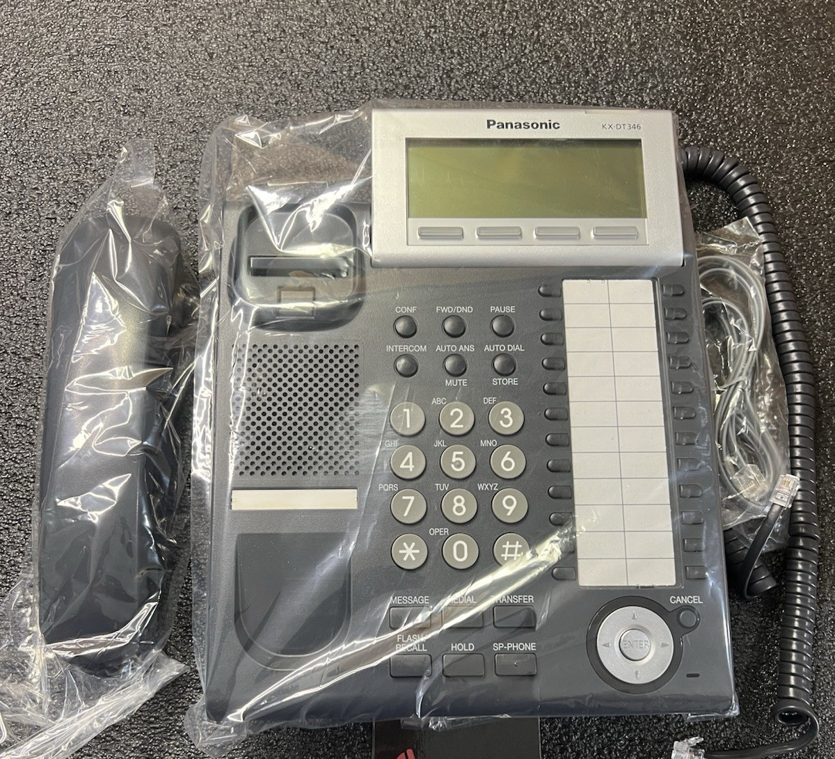 Panasonic KX-DT346-B  DT346 Large display digital Telephone Set *Refurbished*