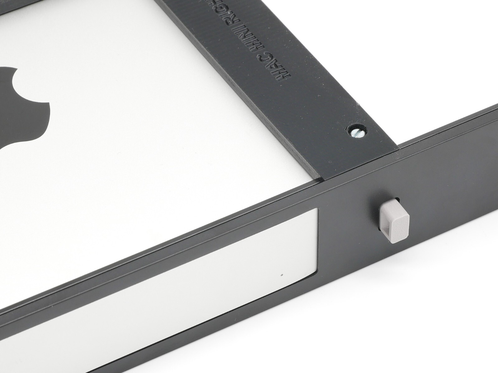 Rack mount for apple mac mini with remote on/off button 19inch 1U - see options