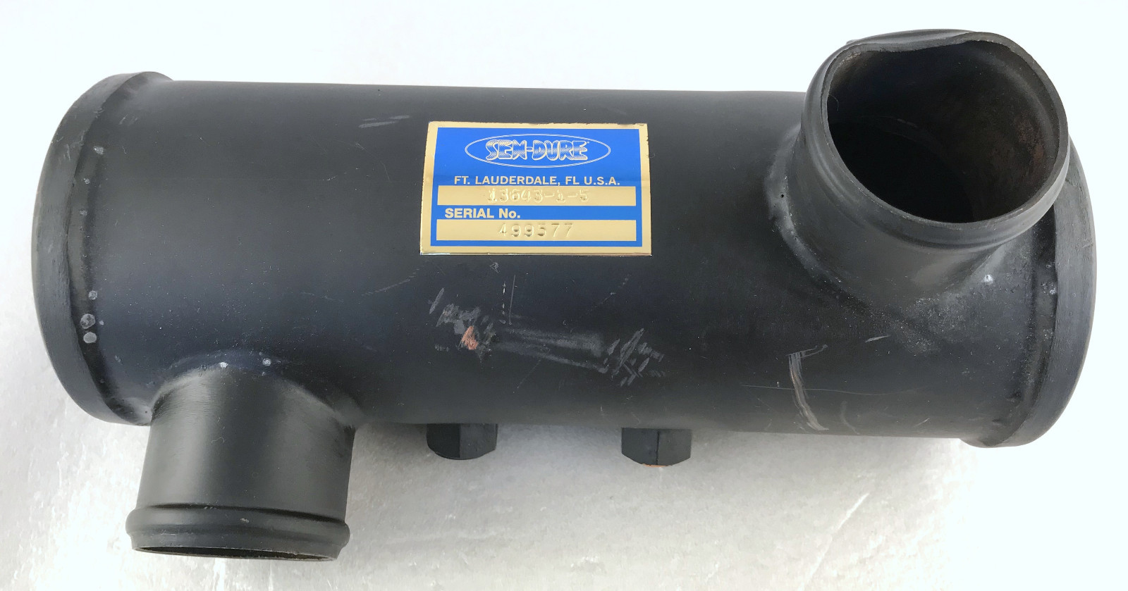 Sen-Dure Oil Cooler Heat Exchanger Model 13643-1-5