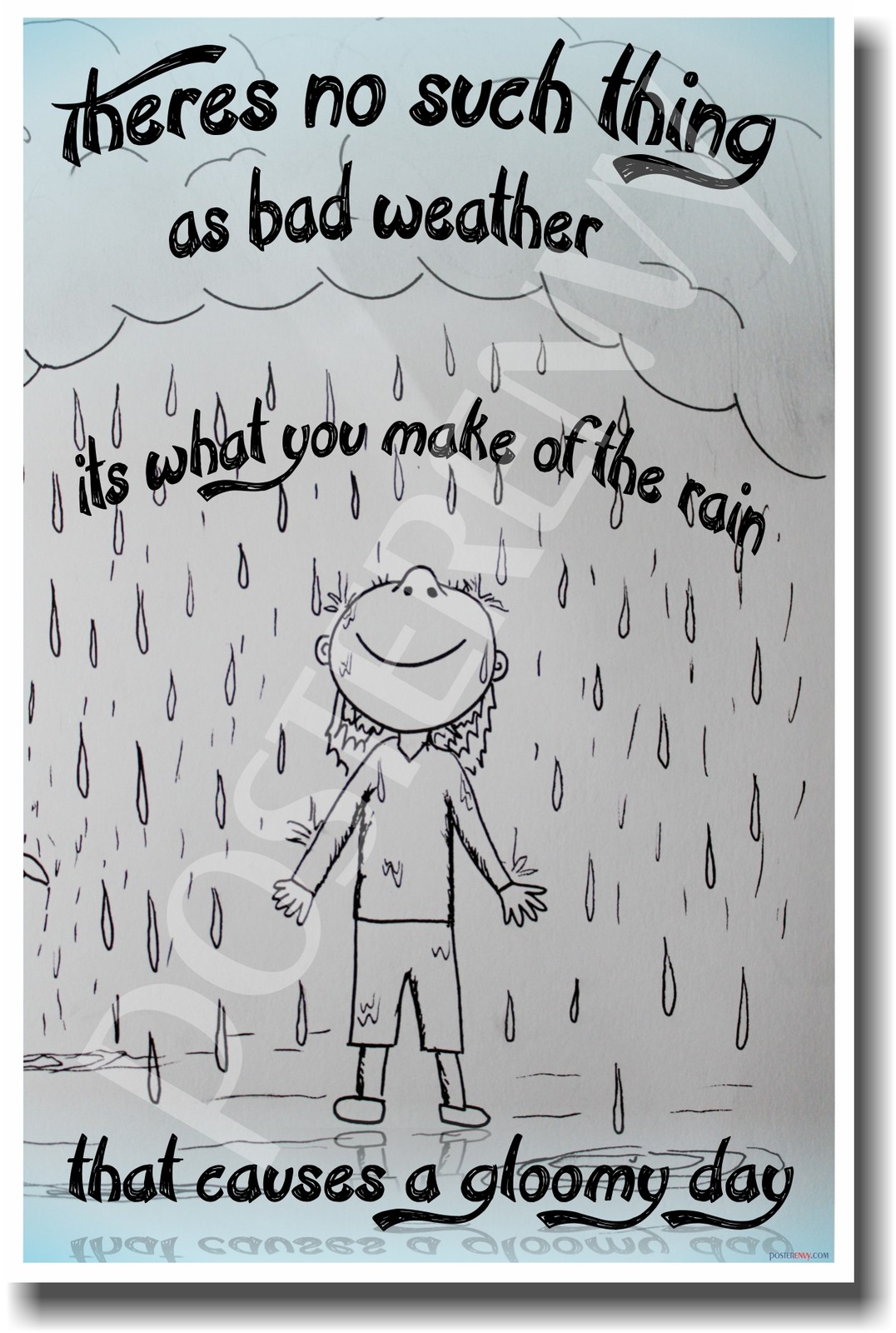 There is No Such Thing as Bad Weather - NEW Classroom Motivational Poster