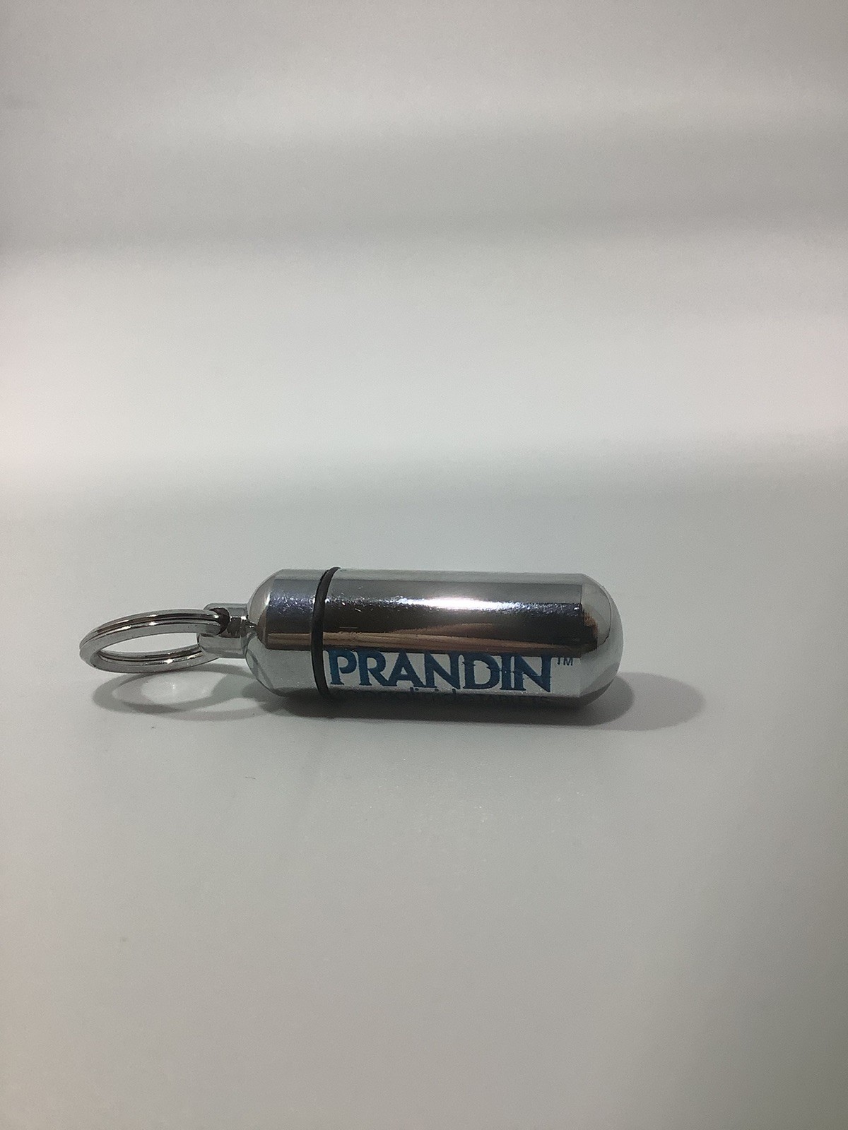 Prandin Medicine Pill Case Metal Keychain 1.5”