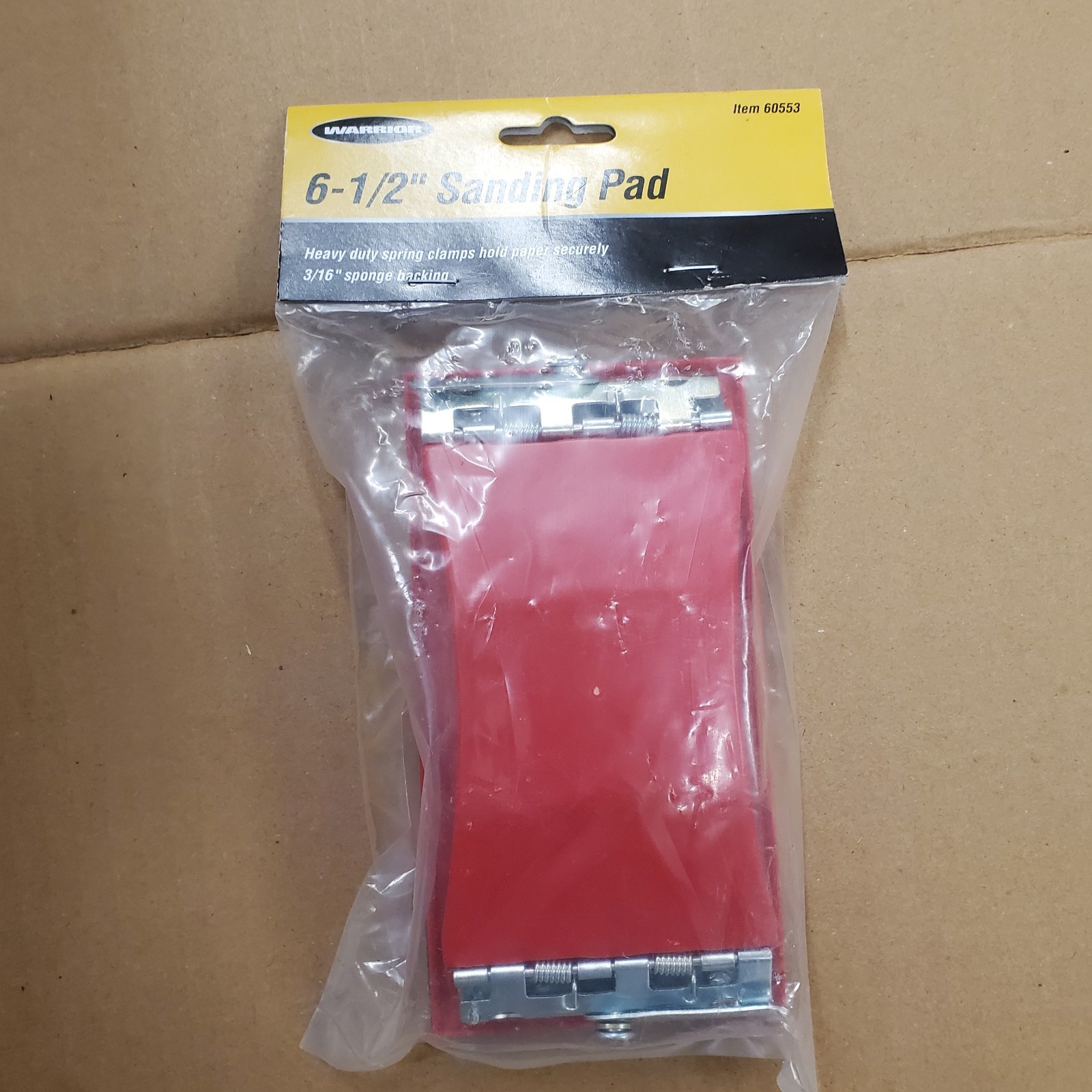 Warrior 6 1/2" Sanding Pad Holder Sander 60553