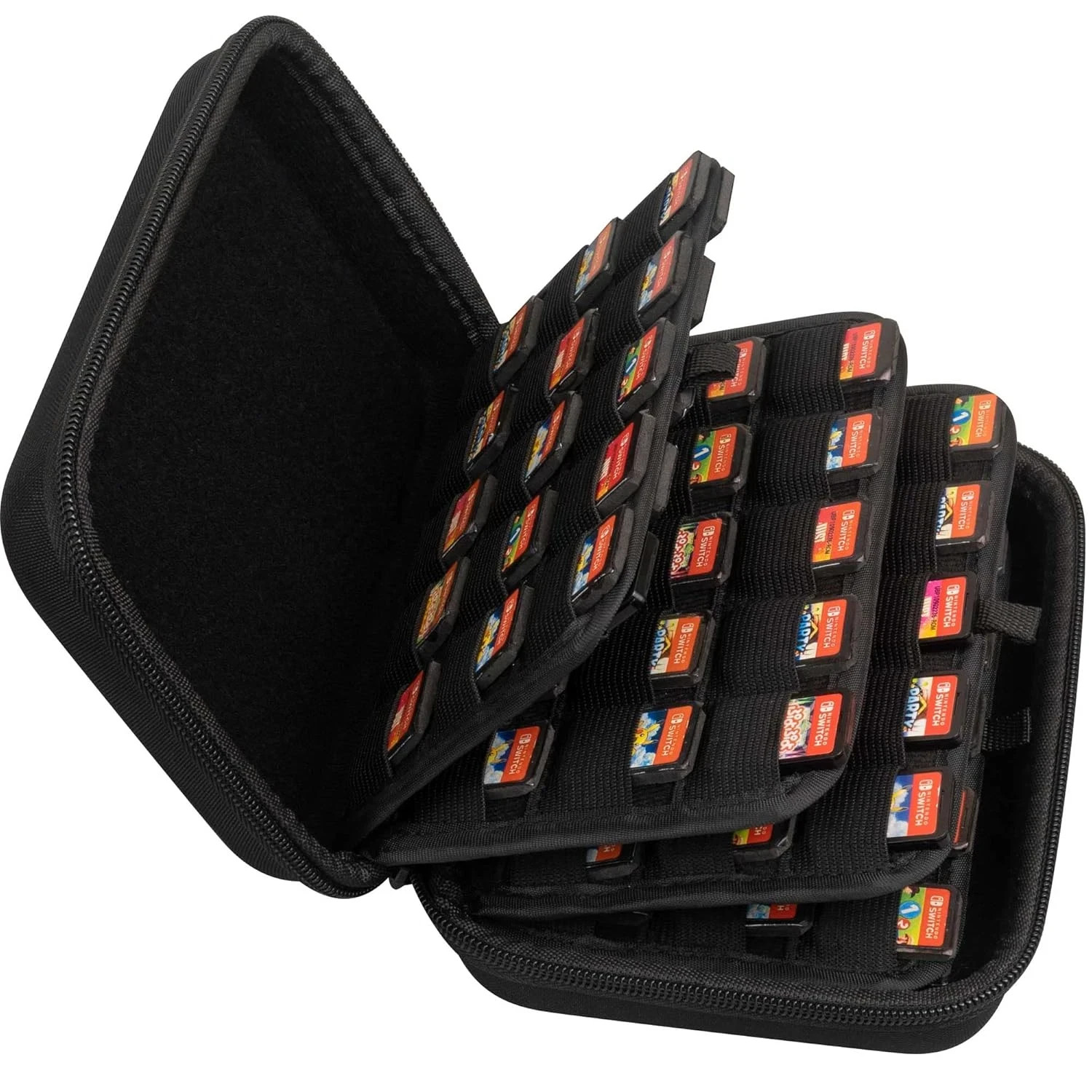 120 Switch Game Case for Nintendo Switch, Switch Game Card Storage Holder or SD