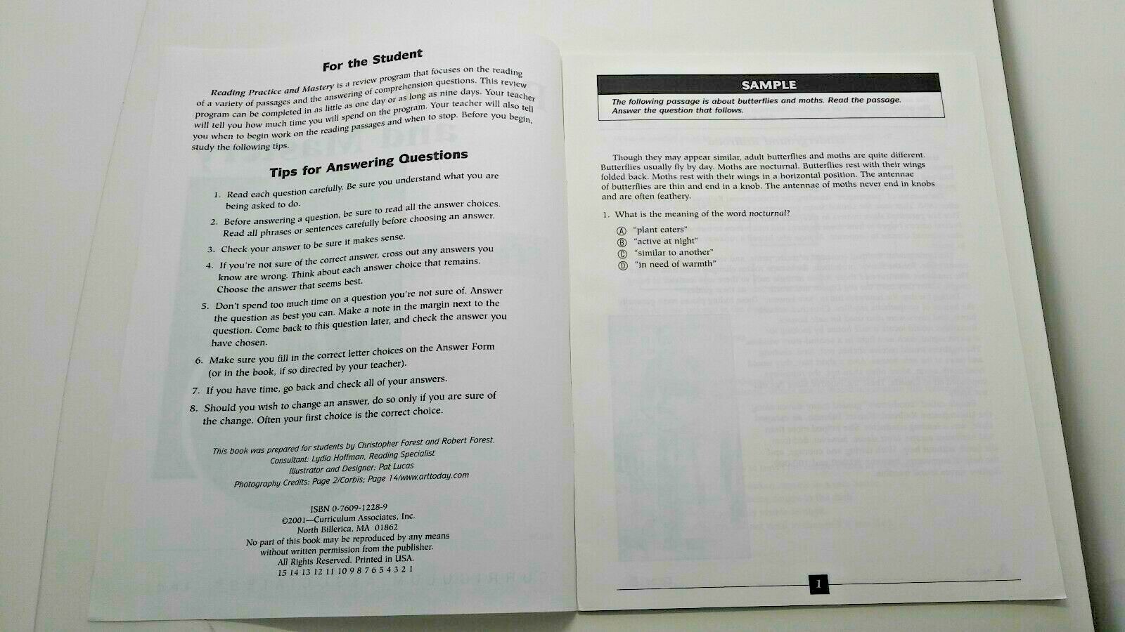 Reading Comprehension Practice Mastery +Tips for Answering Questions 6th Grade 6