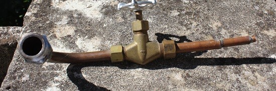 robinet arret laiton coudé qun