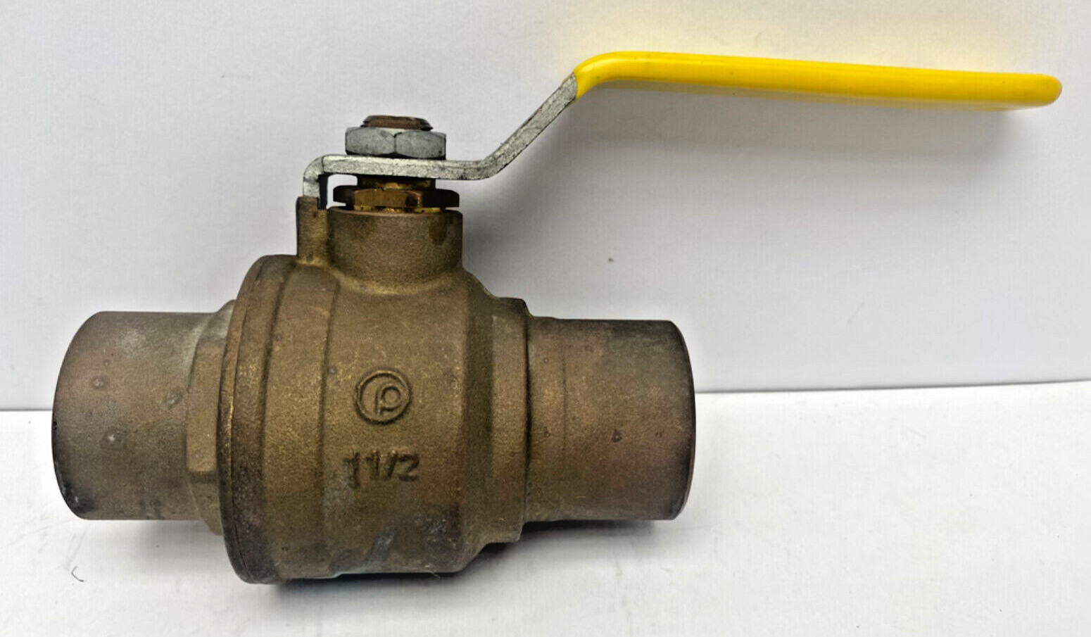 1 1/2"  Jomar S 100 full port brass ball valve 9517 Italy Solder 150 SWP 600 WOG