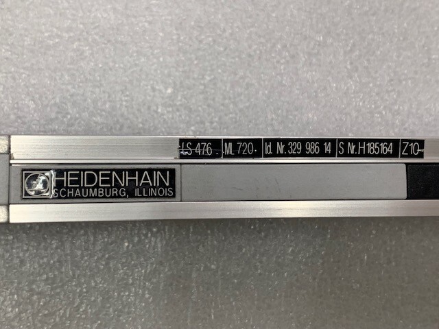 Heidenhain LS476 ML720 Id Nr. 329 986 14 Linear Encoder Used