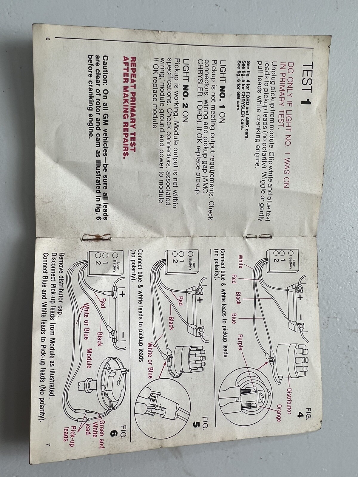 Napa Belsen 795015 Vintage Analyzer Electronic Ignition