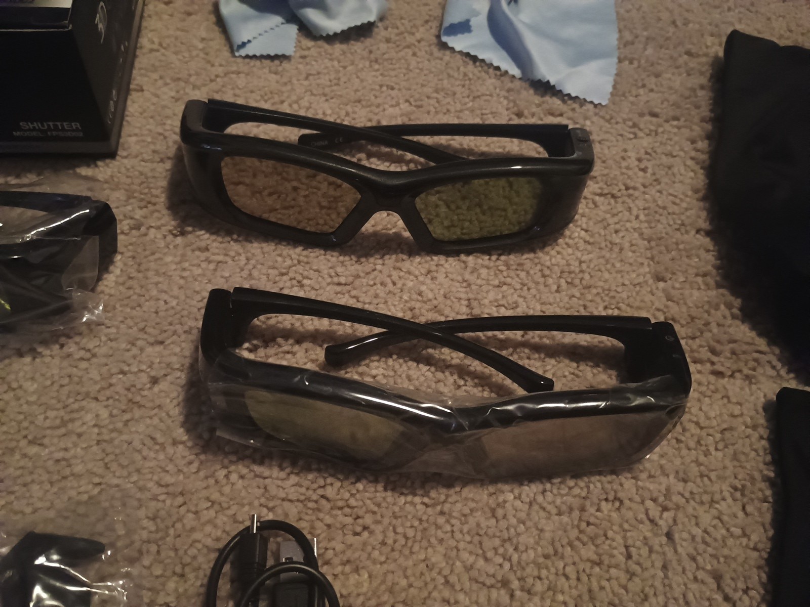 Shutter 3d Glasses Model: Fps3d02 3 Lot VG Conditions