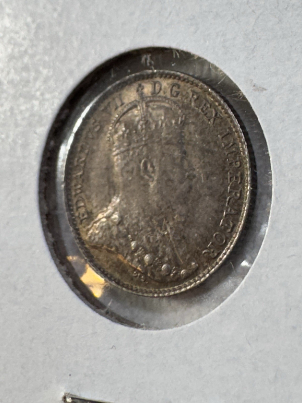 1902 Canada 5 Cents Small Silver Coin
