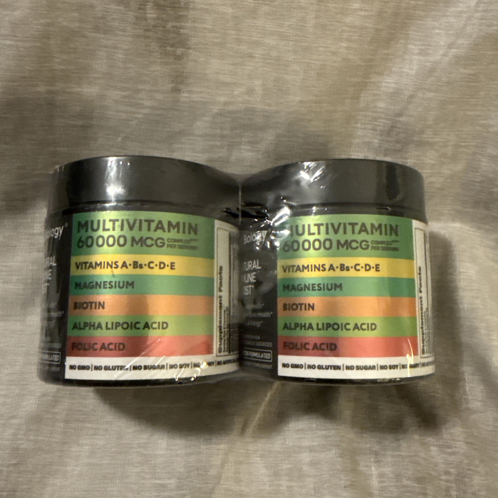 2X! IQ Multivitamin 60000MCG 60 Capsules Exp 2/27
