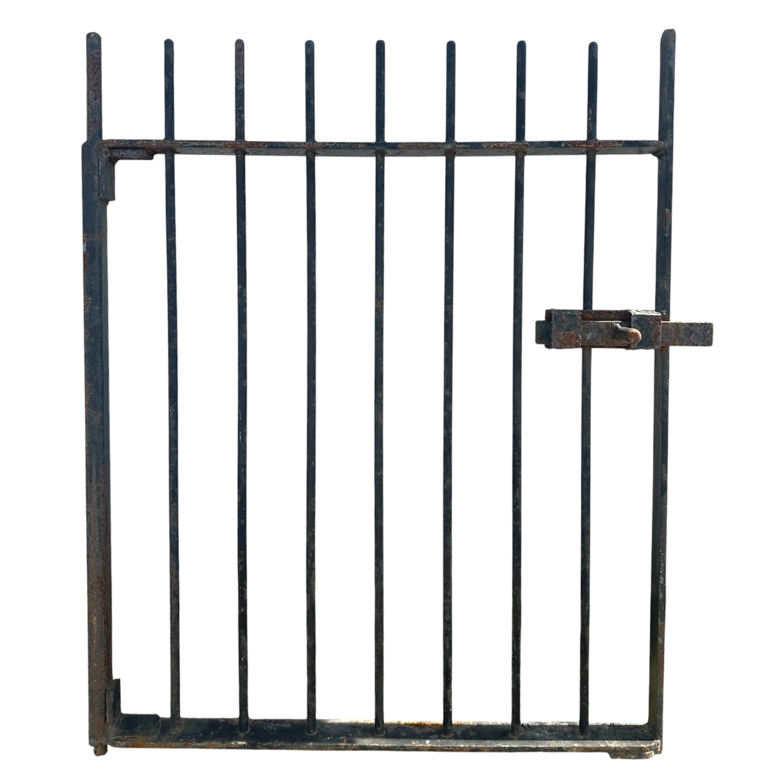 Antique Wrought Iron Gate w/ Original Latch - 30 1/2" W x 37 1/2" T - GA20975
