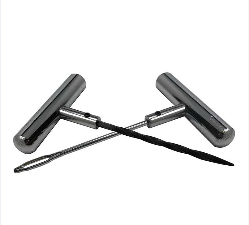 Auto Stainless Steel Solid T-Handle Set - Pro Heavy Duty Spiral Probe & Split...