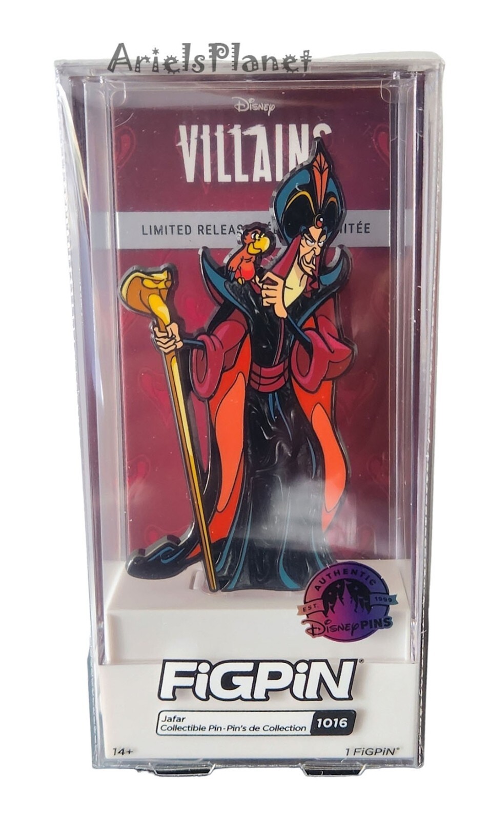 Disney Parks FIGPIN #1016 Jafar Limited Release Standalone Pin