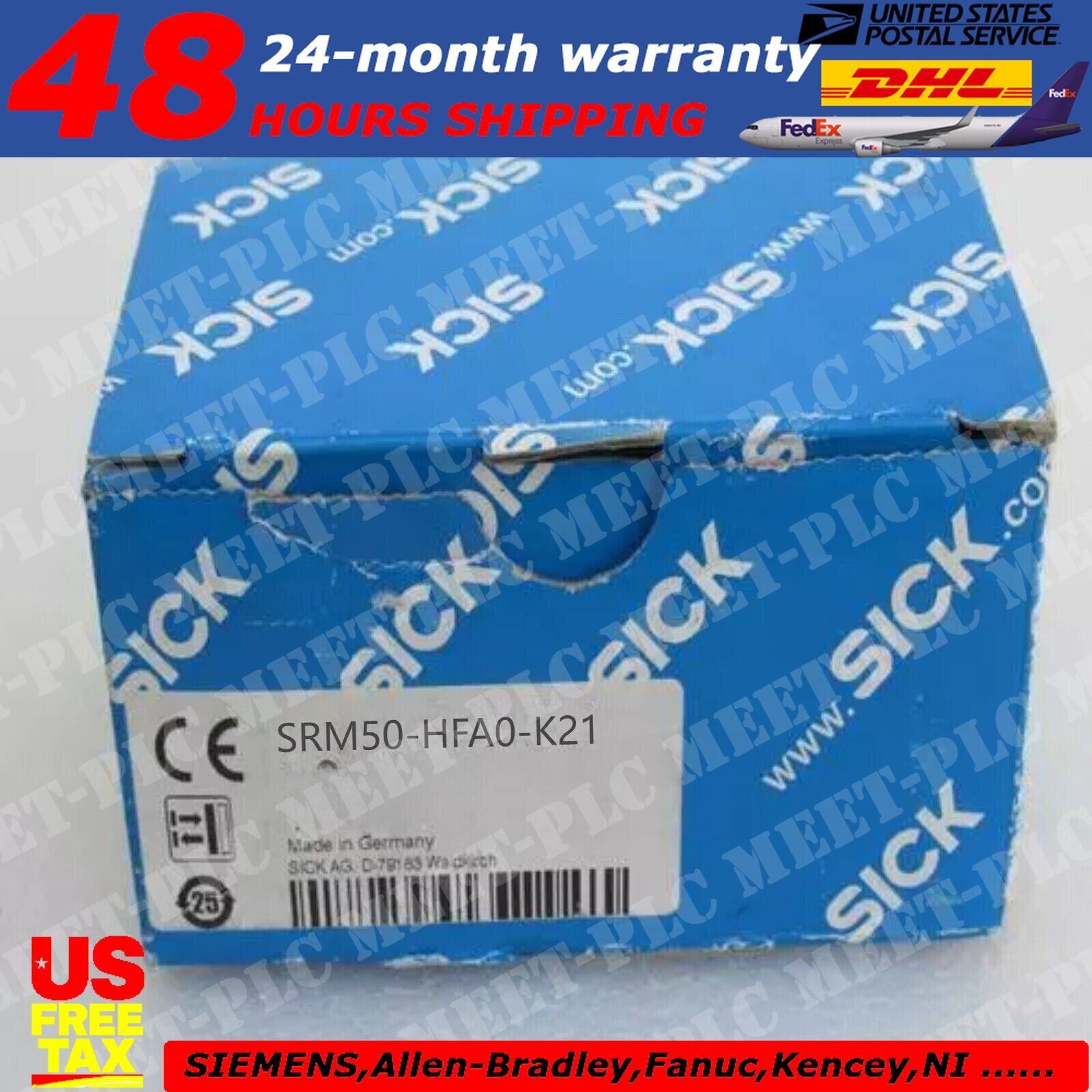 US FREE TAX  SICK SRM50-HFA0-K21 SRM50HFA0K21 1037071 Encoder High-Resolution