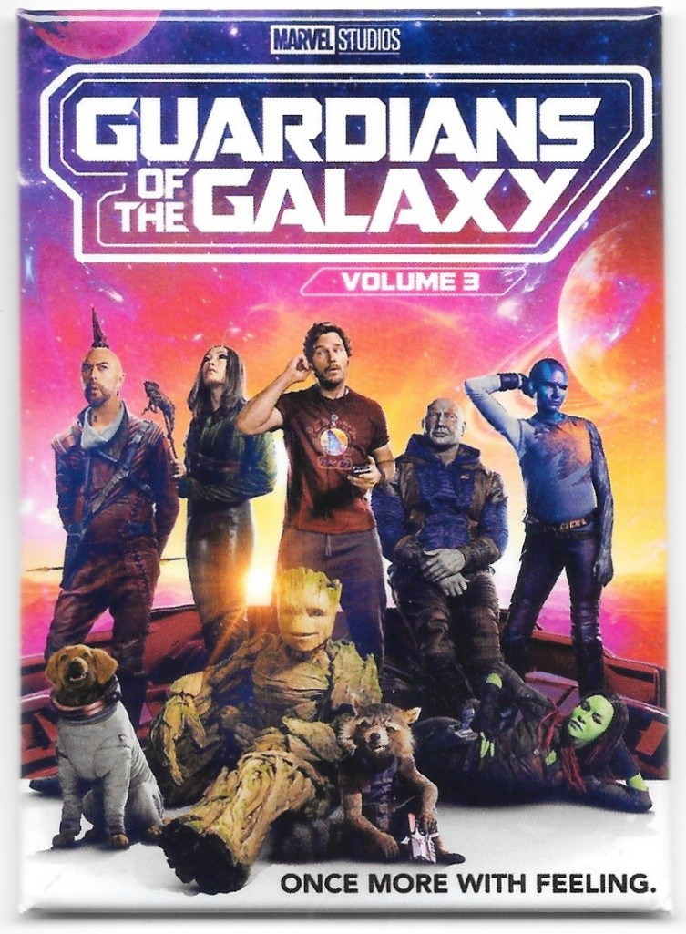 Guardians of the Galaxy Vol. 3 Once More With Feeling Refrigerator Magnet UNUSED