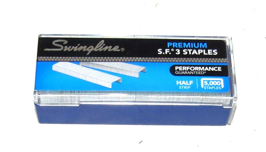 Swingline Premium S.F.3 Staples - Half Strip - 5000 Staples