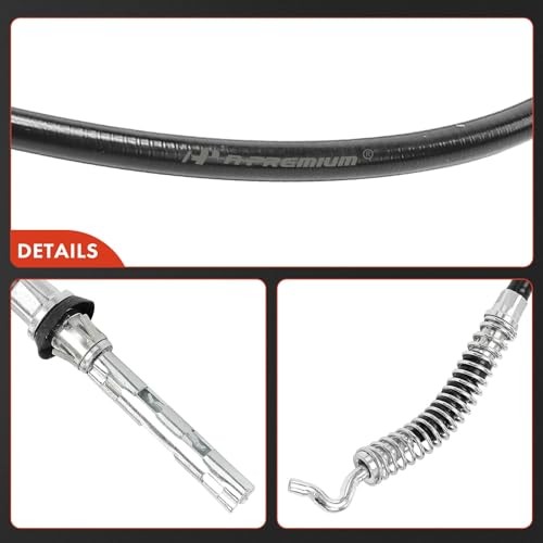 2-PC Set Rear Driver and Passenger Side Parking Brake Cable Assembly
