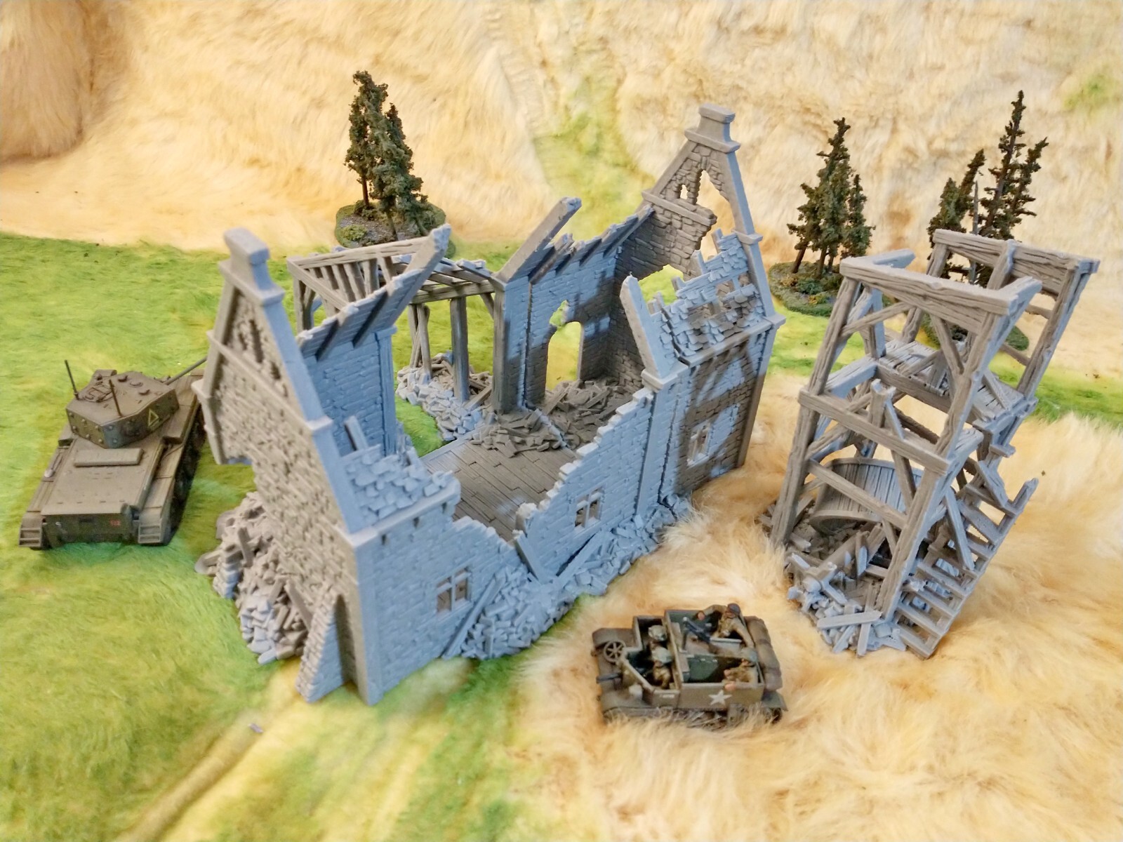 Grimdale Stonemason 28mm Ruined Village Terrain D&D Warhammer LotR Mordheim