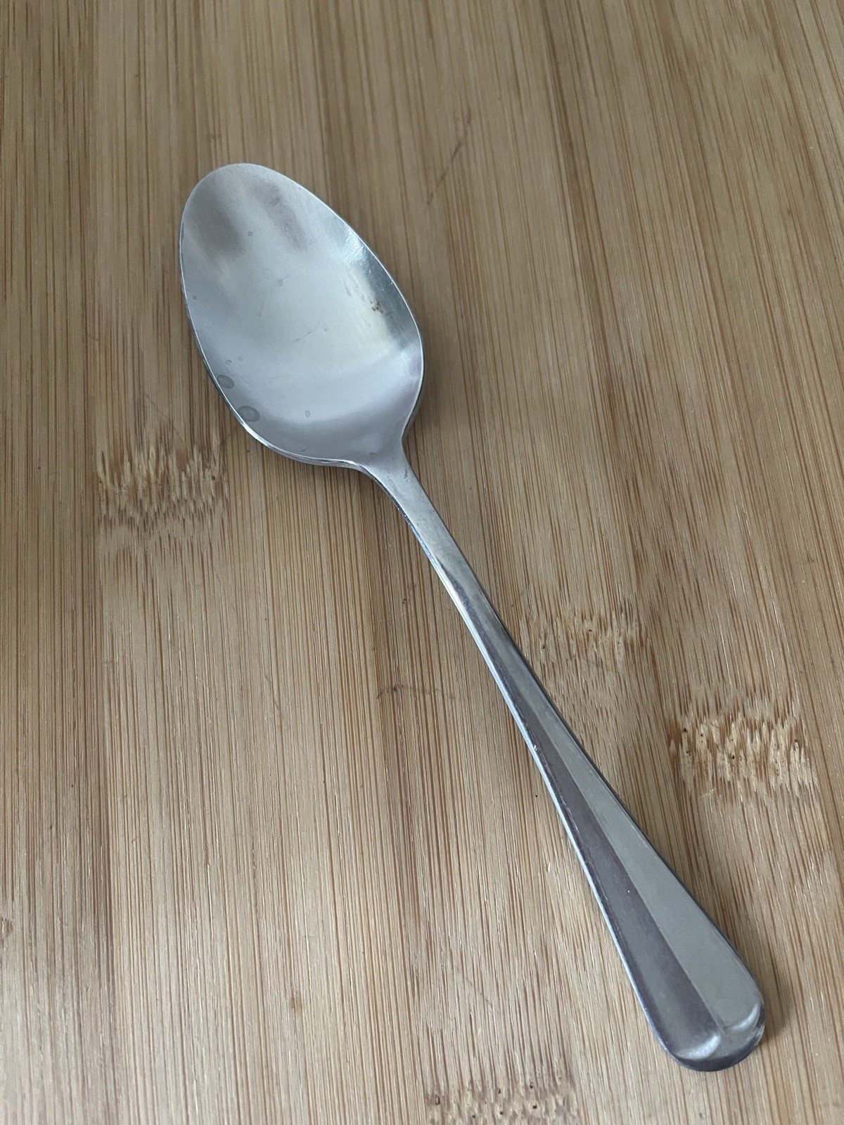 S/R Rogers Co Stainless JEFFERSON MANOR Center Ridge Tipped End Teaspoon 6"