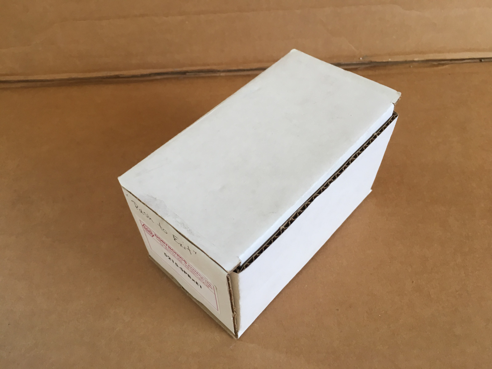 DORTRONICS 5215-SPBxE1 PUSH TO EXIT PLATE SINGLE GANG SWITCH