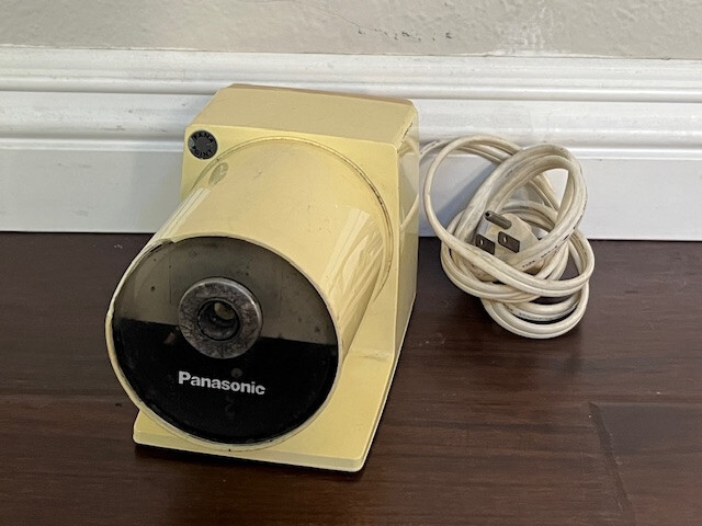 Panasonic KP-22A Electric Pencil Sharpener Cream