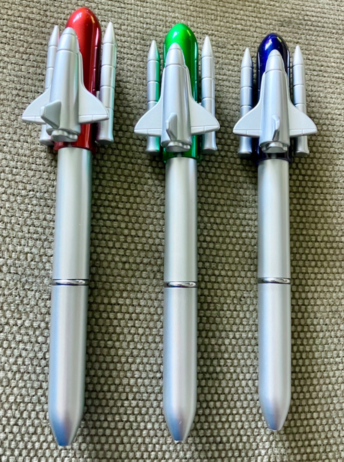 Lot of 3 - Space Shuttle Retractable Pen Aviation NASA Aeronautics