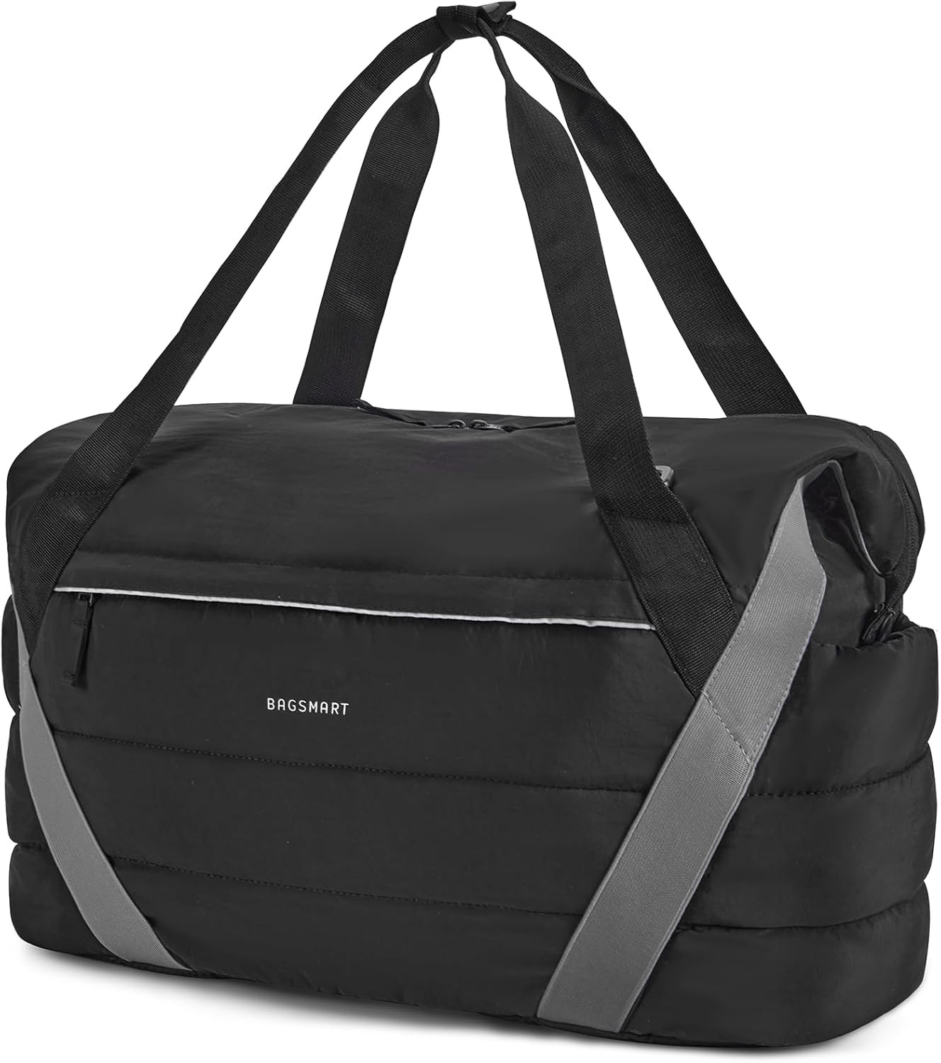 Gym Bag for Women Weekender Travel Duffel with Yoga Mat Holder Trolley Sleeve