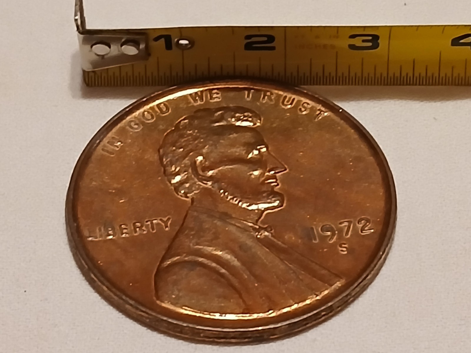 1972 Lincoln Memorial Large 3" One Cent Penny