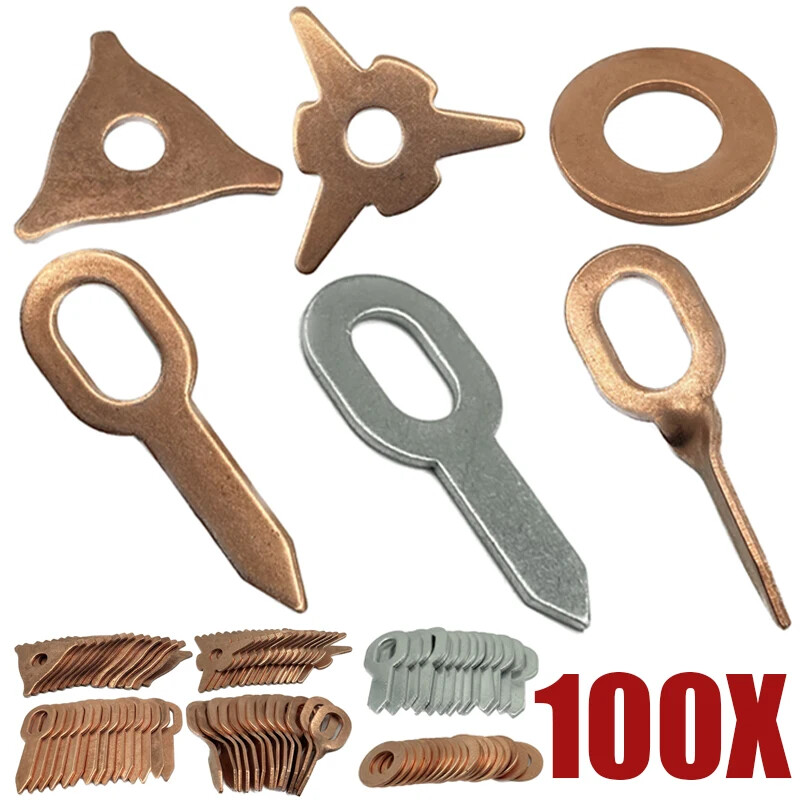 100x Car Dent Repair Pulling Pads Washer Kit Welding Ring Pad For Spotter Welder